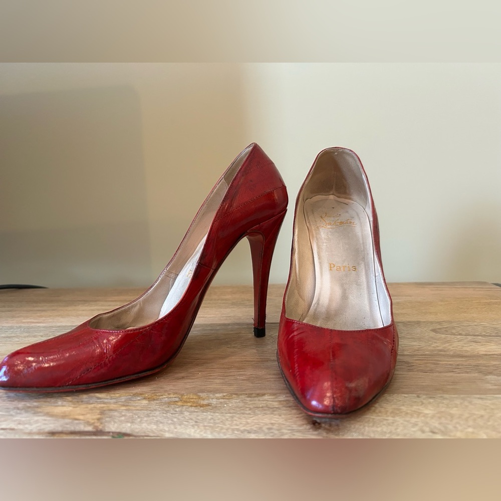 Christian Louboutin Scarlet Stiletto Heels
